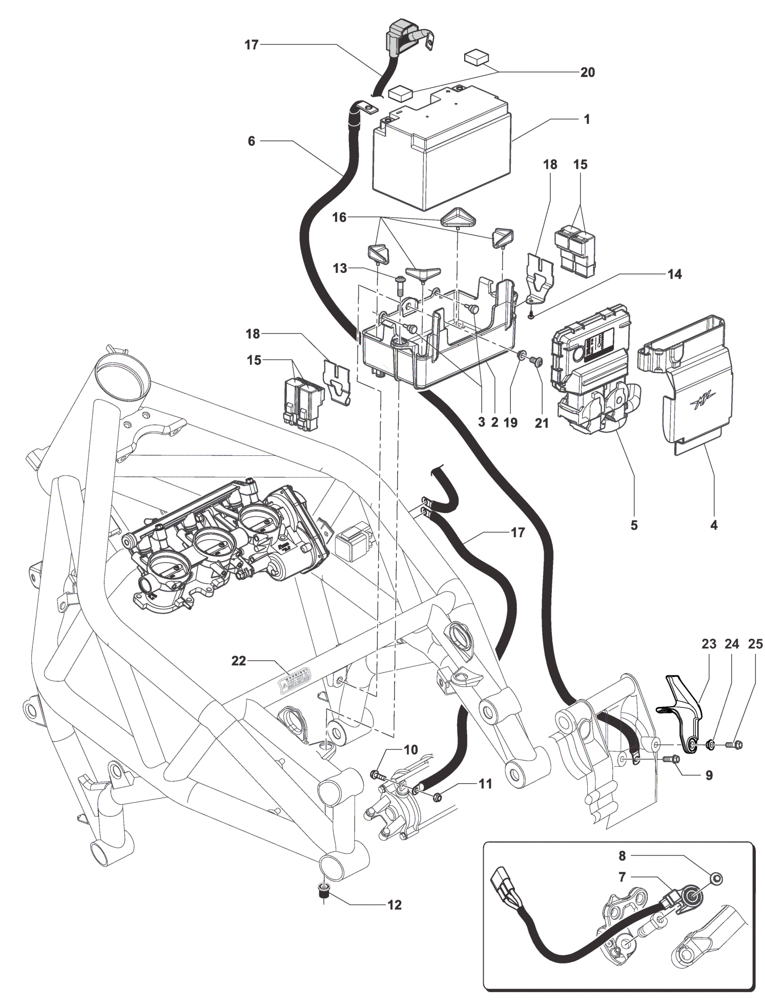 Battery - Ecu


