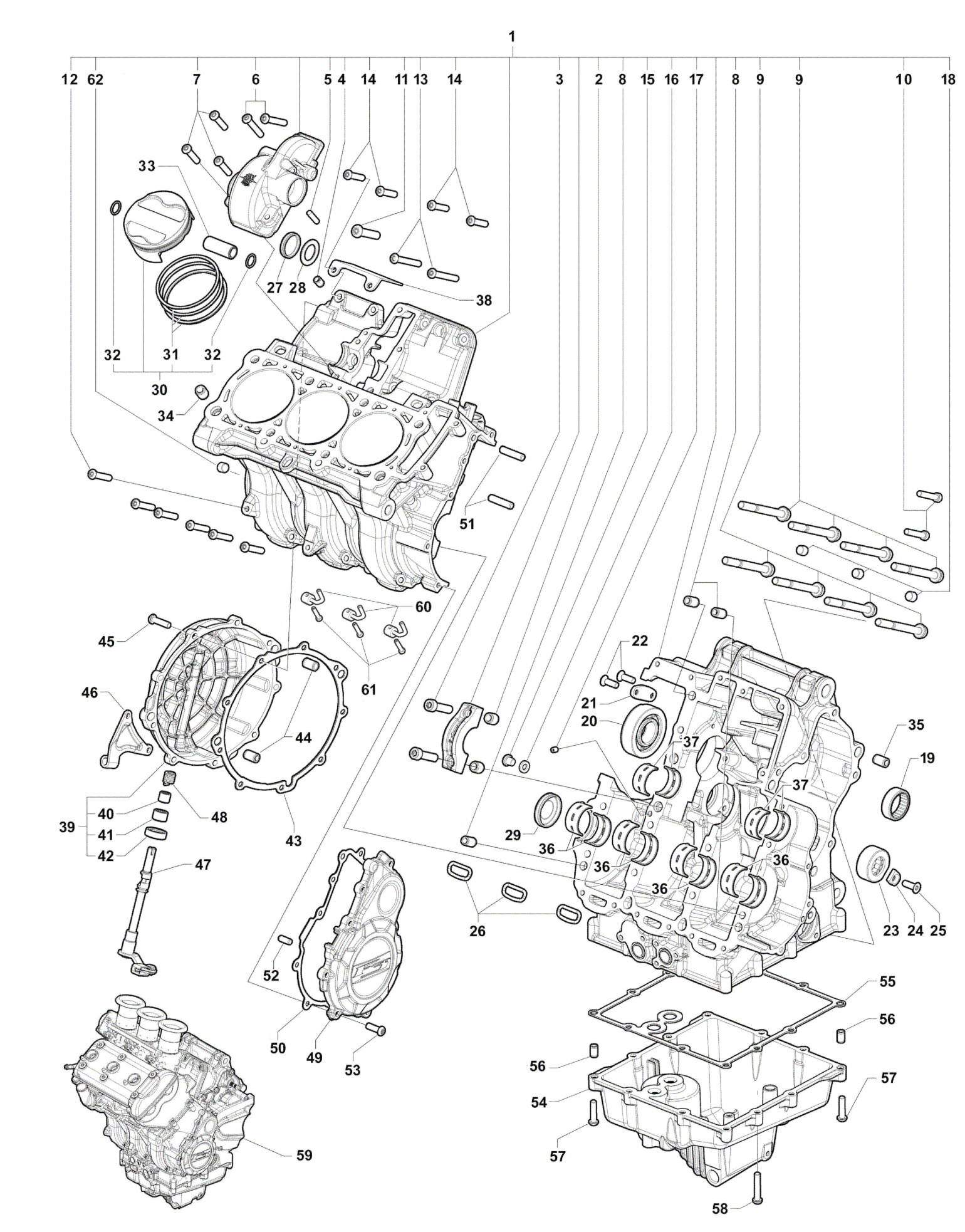 Crankcase Assembly


