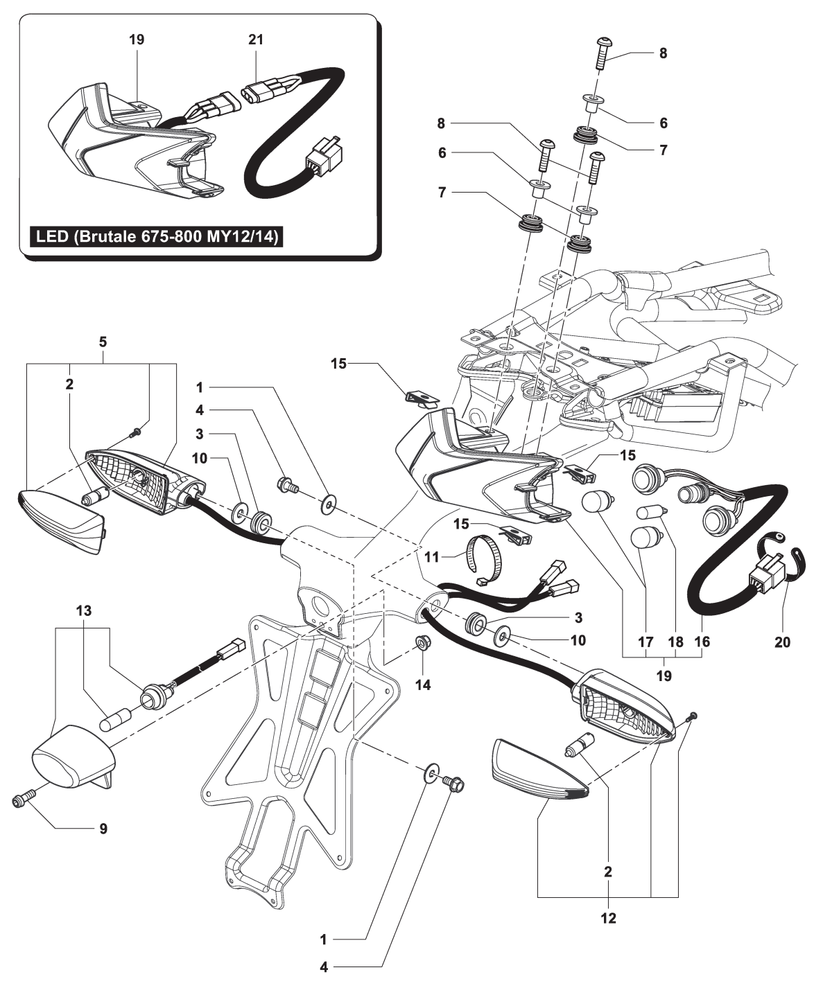 Electric System Brutale 675-800-r


