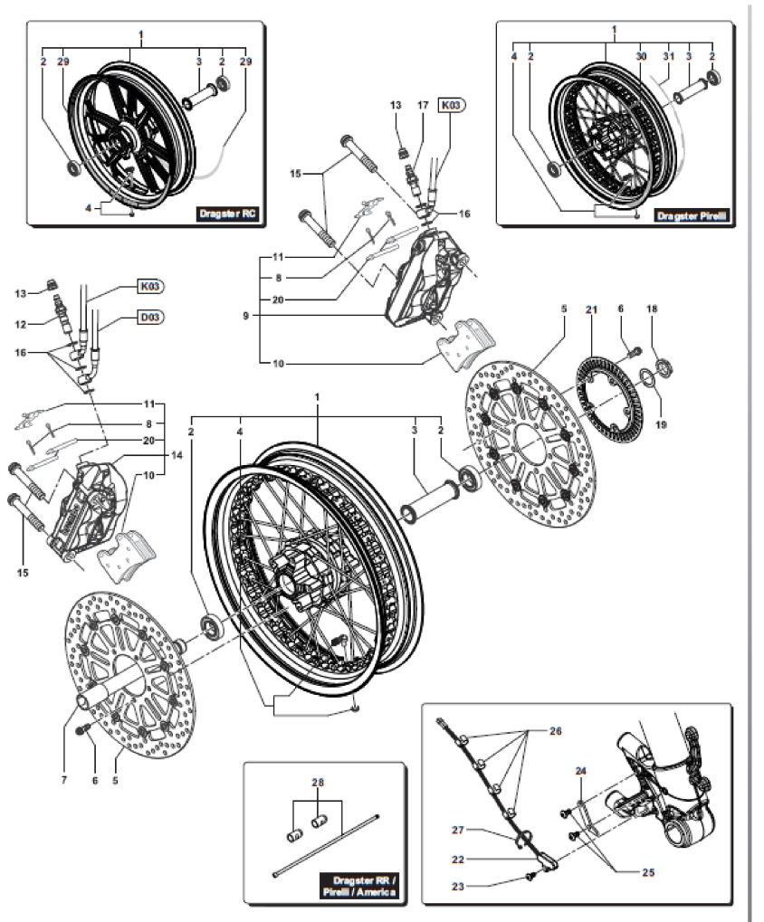 Front Wheel Assembly


