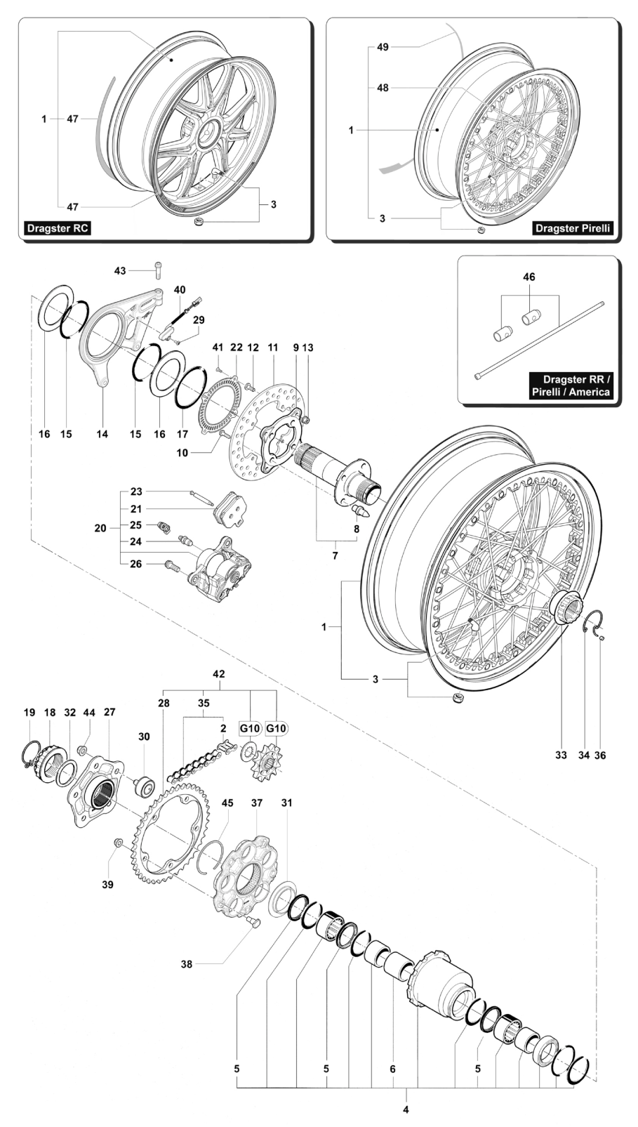 Rear Wheel Assembly


