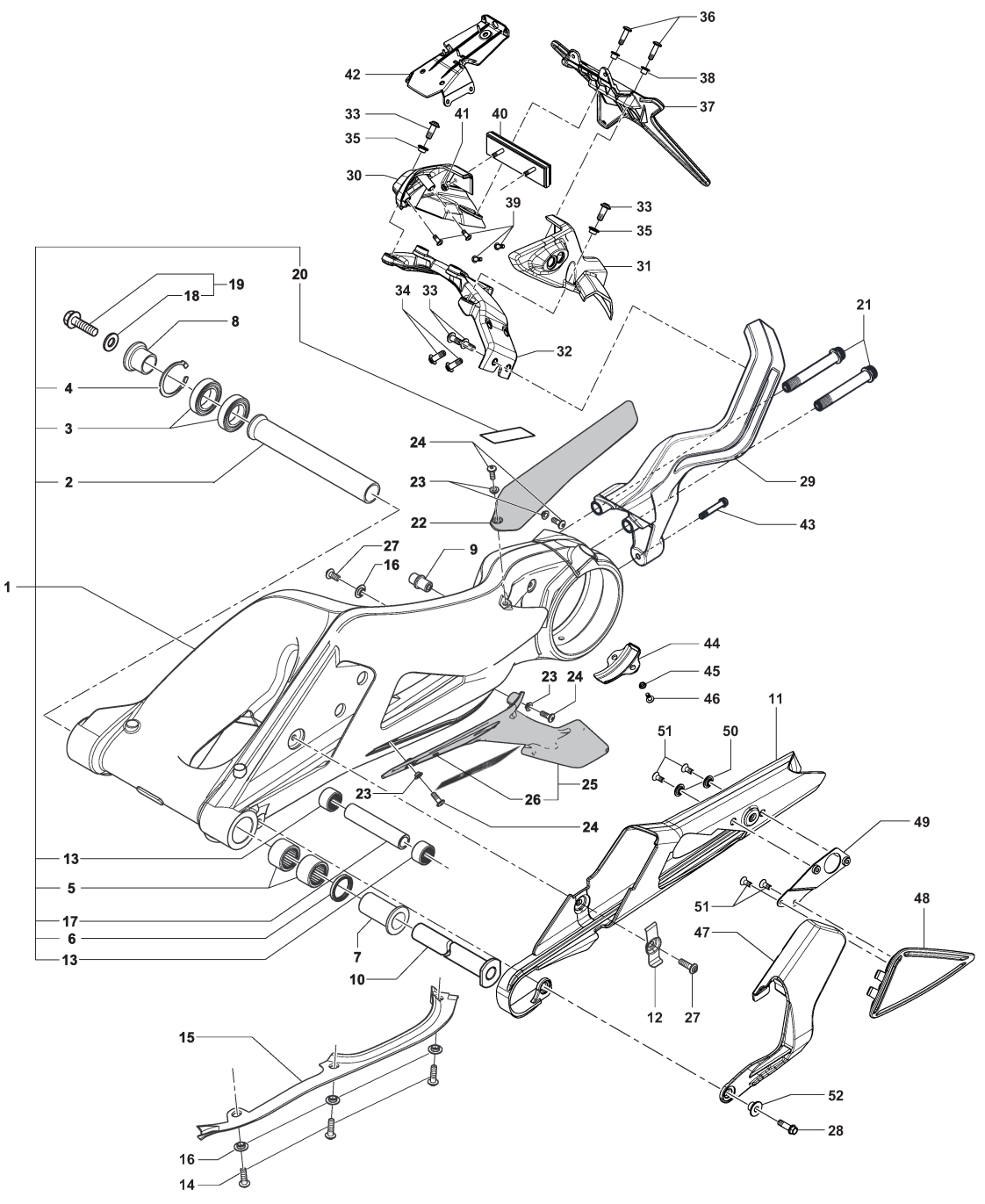 Swinging Arm Assembly


