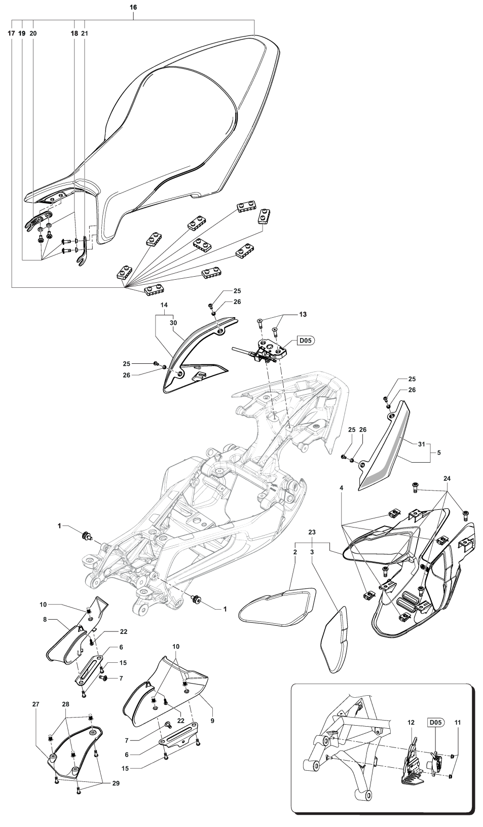 Rear Fairing Assembly


