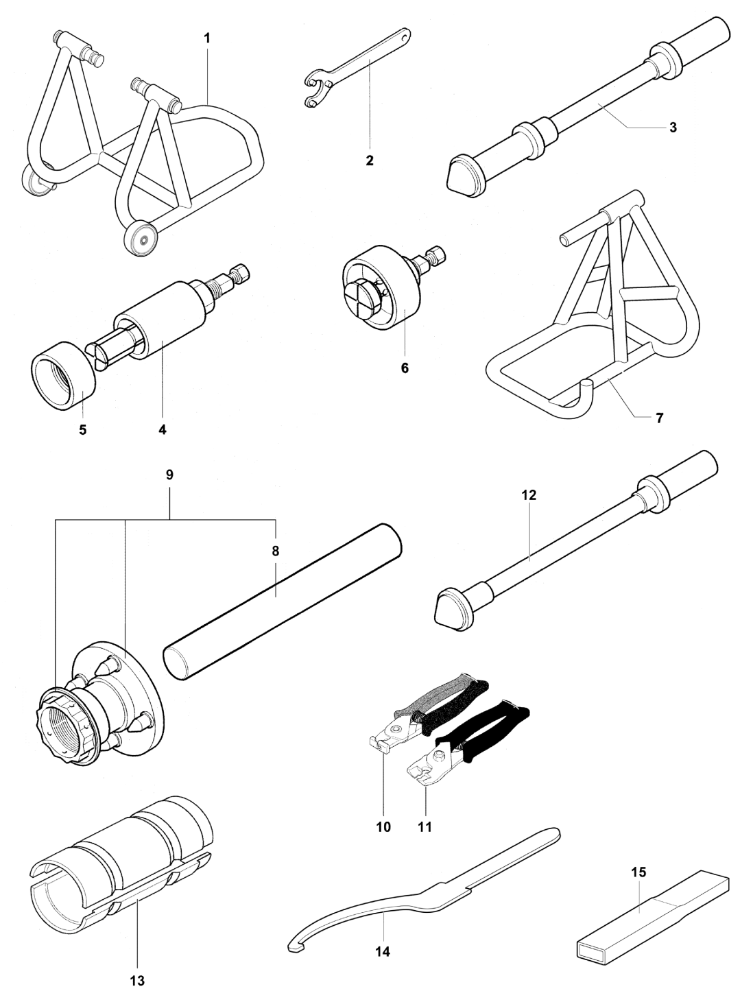 Service Tools Frame


