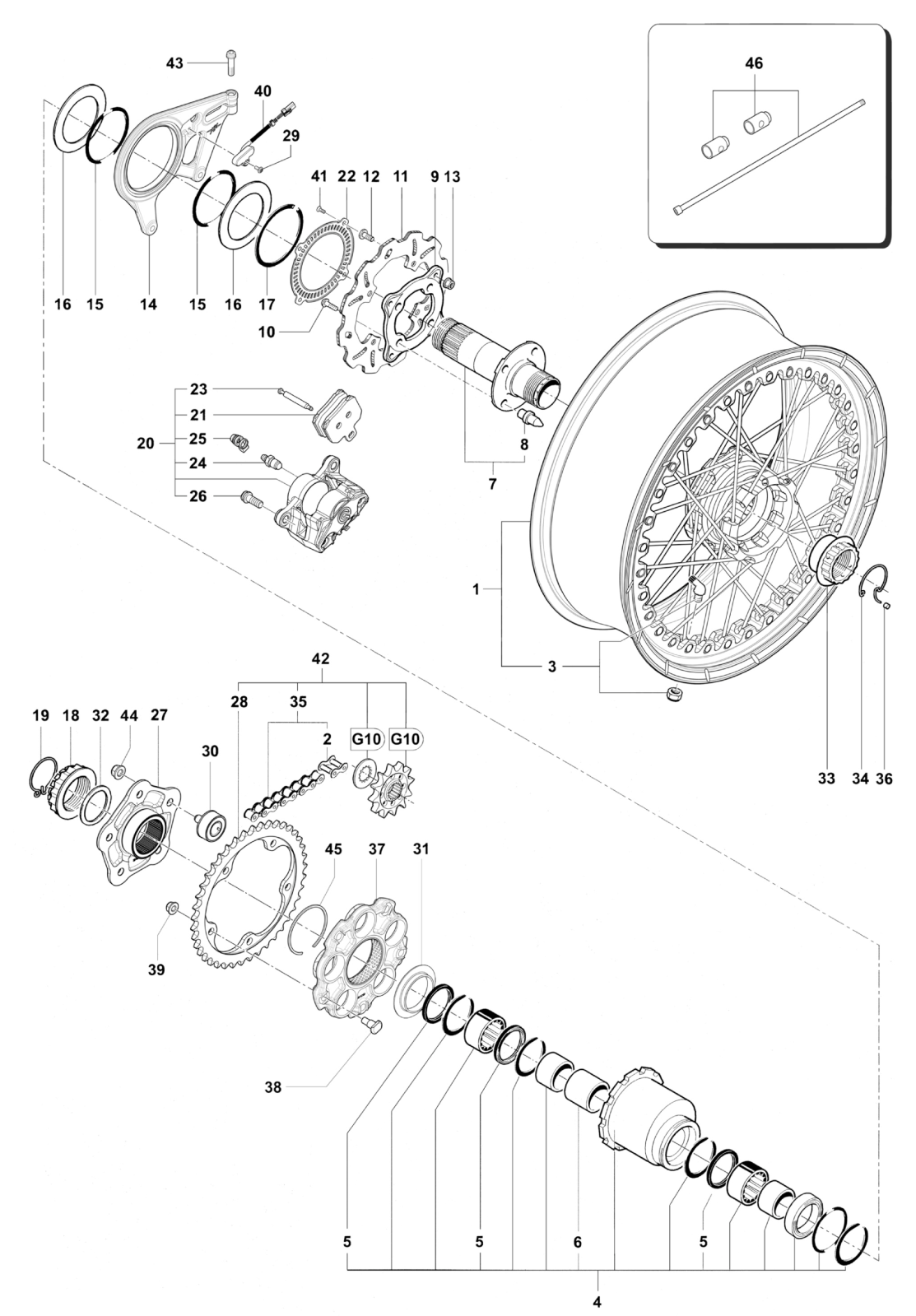 Rear Wheel Assembly


